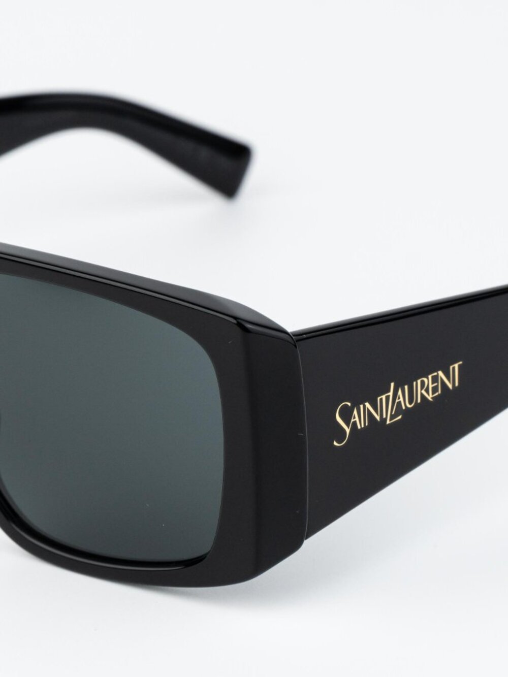Saint Laurent Women Sunglasses Black Grey Square SL832 001 NEW AUTHENTIC - Picture 6 of 15